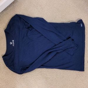 Under scrub long sleeve navy shirt